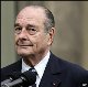 Jacques Ren� Chirac [ʒak ʀəˈne ʃiˈʀak], n� le 29 novembre 1932 à Paris, est un homme d'�tat fran�ais, qui exerce les fonctions de Pr�sident de la R�publique fran�aise depuis le 17 mai 1995. Il a �t� Premier ministre de 1974 à 1976 et de 1986 à 1988. Le 11 mars 2007, il a annonc� qu'il ne briguerait pas de troisième mandat pr�sidentiel. Son mandat s'achevera le 16 mai 2007 à minuit et il laissera son poste de Pr�sident de la R�publique à Nicolas Sarkozy. Wikipedia