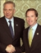 US Undersecretary Nicholas Burns(R) shakes hands with Croatian Prime Minister Ivo Sanader before their meeting in Zagreb. Burns said that he expected the Western resolution 'to lead to the independence of Kosovo by the end of this month.' Photo:/AFP 
