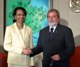Foto : Condoleezza Rice a Braz�lsky prezident Luiz In�cio Lula da Silva, vlastn�m menom Luiz In�cio da Silva (* 27. okt�ber 1945) je od 27. okt�bra 2005 v porad� 39. prezident Braz�lie.Wikipedia

Zn�my je pod svojou prez�vkou Lula, �o znamen� kalm�r.

