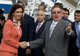 Foto : Adalberto Roque

Argentine President Cristina Fernandez de Kirchner (L) shakes hands with her Cuban counterpart Raul Castro at Jose Marti International Airport, before leaving Havana. Cuba's former leader Fidel Castro and his brother, President Raul Castro, had warm words for newly sworn-in US President Barack Obama, in sharp contrast with decades of anti-US rhetoric.
AFP