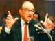 Foto : Alan Greenspan (born March 6, 1926 in New York City) is an American economist and was the Chairman of the Federal Reserve of the United States from 1987 to 2006. He currently works as a private advisor, making speeches and providing consulting for firms through his company, Greenspan Associates LLC.

First appointed Fed chairman by President Ronald Reagan in August 1987, he was reappointed at successive four-year intervals until retiring on January 31, 2006 after the second-longest tenure in the position. He was lauded for his handling of the Black Monday October 19, 1987 stock market crash, which occurred very shortly after he first became chairman, as well as for his stewardship of the Internet-driven 
