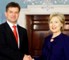 Foto : Laj��k and Clinton want to continue dialogue on regional and bilateral programs of cooperation. Source: �TK