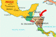 Foto : Map of Honduras
Honduras (Spanish: Rep�blica de Honduras, pronounced [re-pu'βlika ðe on-'du-ɾas]) is a democratic republic in Central America. It was formerly known as Spanish Honduras to differentiate it from British Honduras (now Belize).[2] The country is bordered to the west by Guatemala, to the southwest by El Salvador, to the southeast by Nicaragua, to the south by the Pacific Ocean at the Gulf of Fonseca, and to the north by the Gulf of Honduras, a large inlet of the Caribbean Sea. Its size is just over 110,000 km² with an estimated population of almost 7,500,000. Its capital is Tegucigalpa. Wikipedia