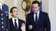 Foto : David Cameron and Nikolas Sarkozy
David William Donald Cameron (pronunciation: /ˈkæmərən/; born 9 October 1966) is the Prime Minister of the United Kingdom, First Lord of the Treasury, Minister for the Civil Service and Leader of the Conservative Party. He represents Witney as its Member of Parliament (MP).[1]

Cameron studied Philosophy, Politics and Economics (PPE) at Oxford, gaining a first class honours degree. He then joined the Conservative Research Department and became Special Adviser to Norman Lamont, and then to Michael Howard. He was Director of Corporate Affairs at Carlton Communications for seven years.

He was defeated in his first candidacy for Parliament at Stafford in 1997, but was elected in 2001 as the Member of Parliament for the Oxfordshire constituency of Witney. He was promoted to the Opposition front bench two years later, and rose rapidly to become head of policy co-ordination during the 2005 general election campaign. With a public image of a young, moderate candidate who would appeal to young voters, he won the Conservative leadership election in 2005.[2]

In the 2010 general election held on 6 May, the Conservatives won 307 seats in a hung parliament. After five days of intense negotiations, Cameron formed a coalition with the Liberal Democrats. The 43-year-old Cameron became the youngest British Prime Minister since the Earl of Liverpool 198 years earlier.[3] Cameron leads the first coalition government of the United Kingdom since the Second World War.
Wikipedia