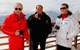 Foto : The current Russian President Dmitry Medvedev, the Russian Prime Minister and newly elected president Vladimir Putin, and the former Italian prime minister Silvio Berlusconi during an unofficial meeting had a holiday in Sochi ski resort.
AFP