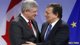 Foto : Mr Harper  and Mr Barroso said the deal was 